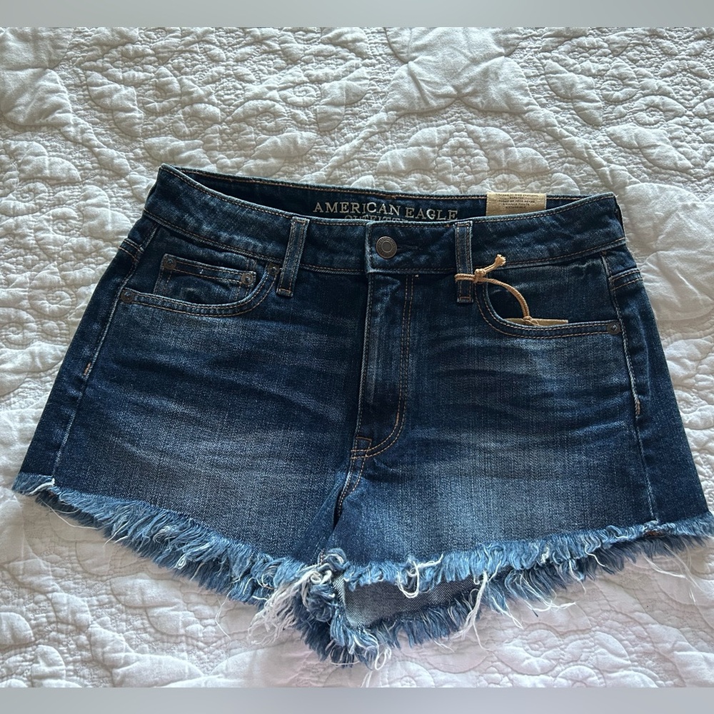 American Eagle Vintage Hi-Rise Festival Denim Shorts
